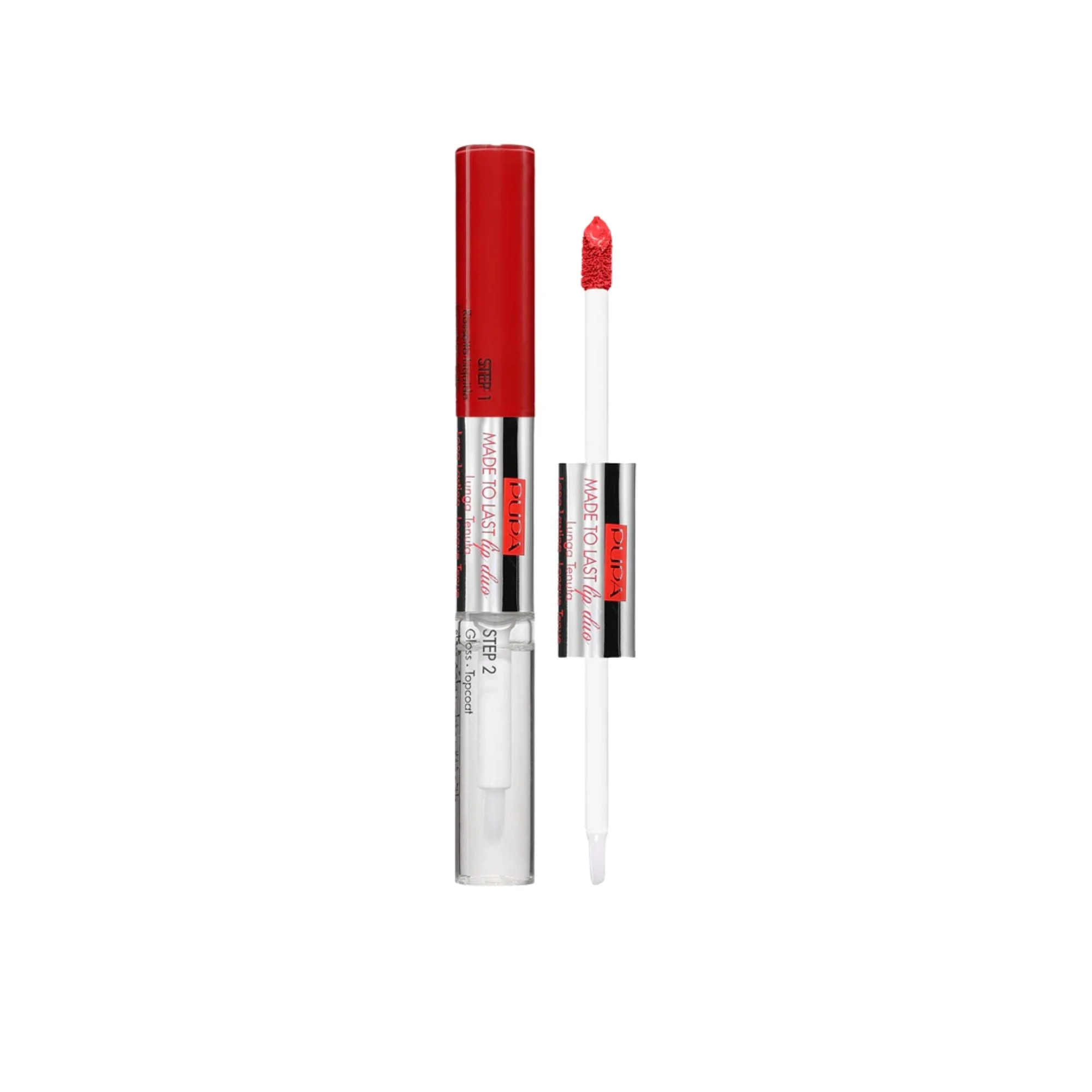 Pupa Long (colore labbra liquido) 2 x 4 ml 006 Fire Red