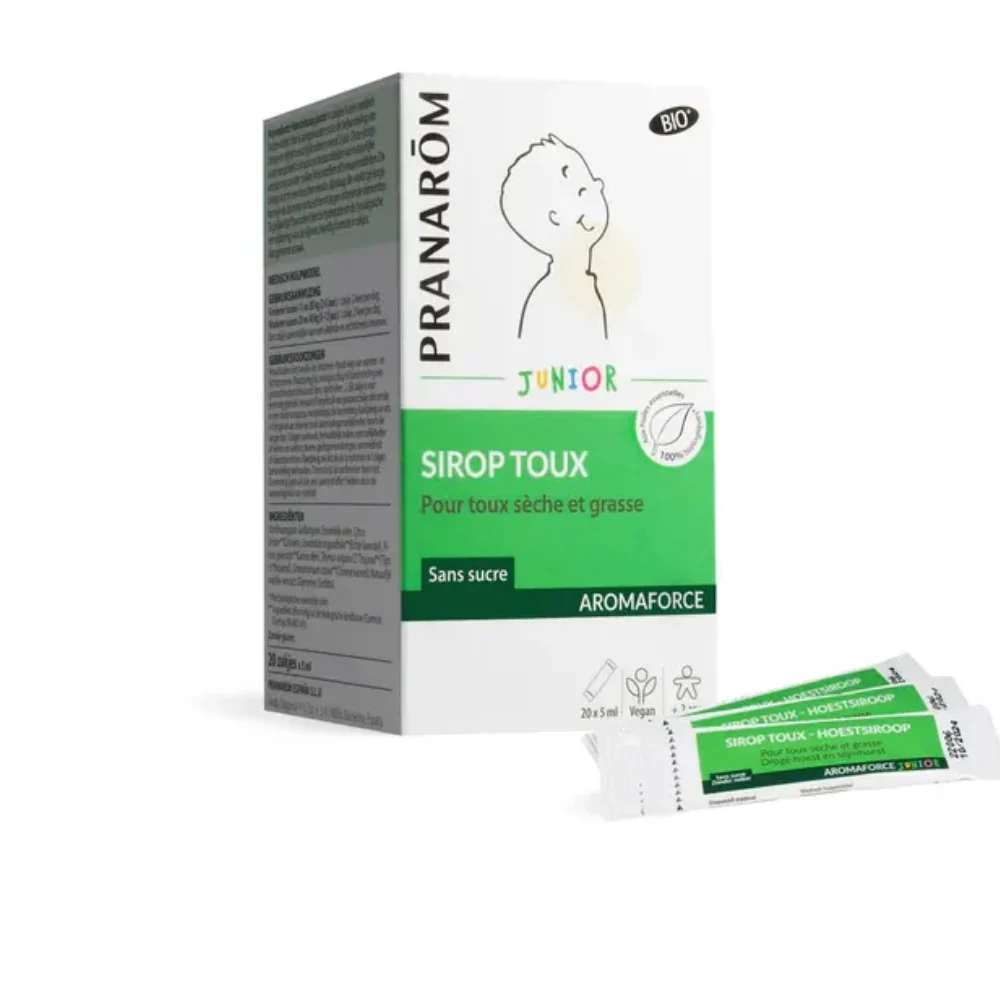 Pranarôm Aromaforce Sciroppo Tosse Secca e Grassa Junior Bio Da 2 Anni 20 Stick da 5ml