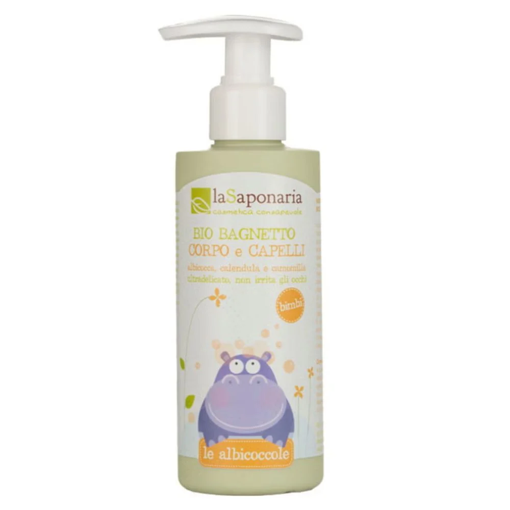La saponaria Bio Bagnetto Corpo e Capelli 200 ml