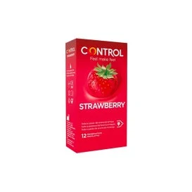 Control Preservativi Fragola 12 Unità