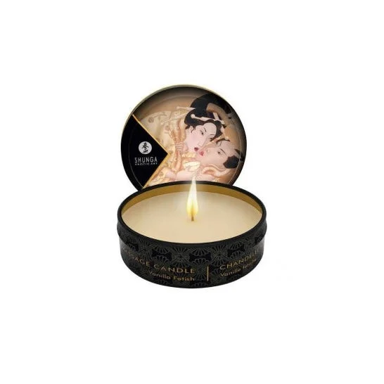 Candela Shunga + Olio da massaggio del desiderio