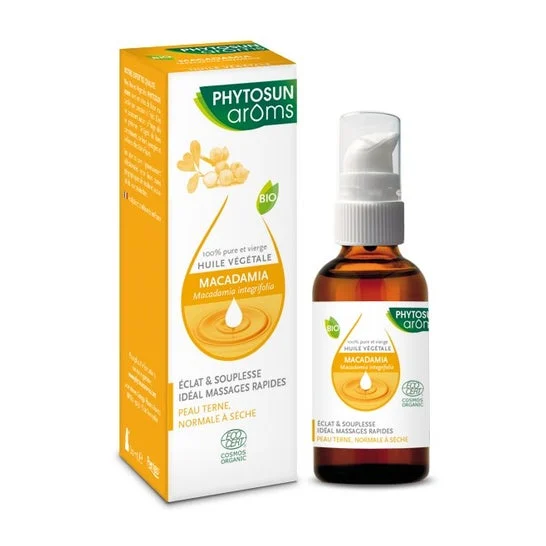 Phytosun Aroms Vgtal Olio di Macadamia Macadamia Bottiglia Biologica 50 Ml