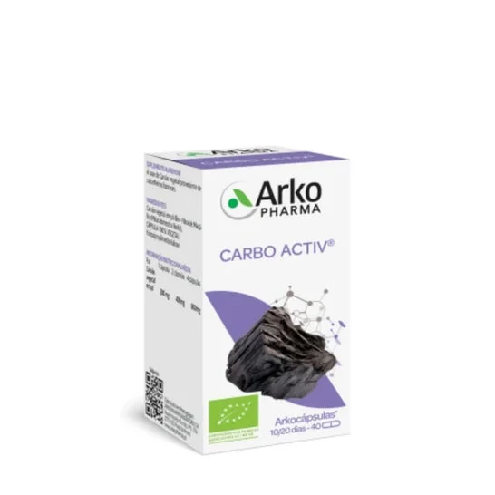 Arkopharma Arkocapsules Carbone Vegetale Attivato Bio 40 Softgel