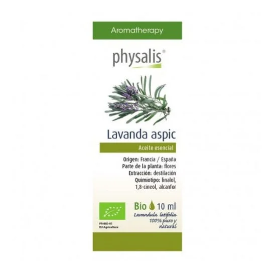 Olio essenziale di lavanda Physalis spica Bio 10ml