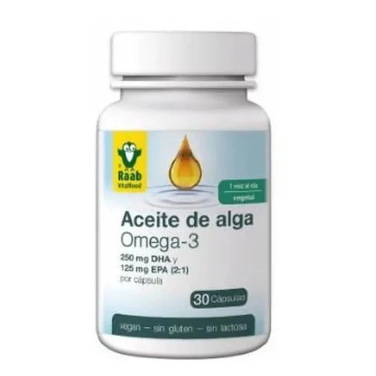 Raab Vitalfood Omega 3 Algae Oil 1183mg 30caps