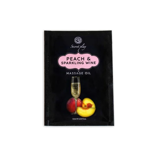 Secretplay Olio monodose da massaggio Pesca e Cava 10 ml