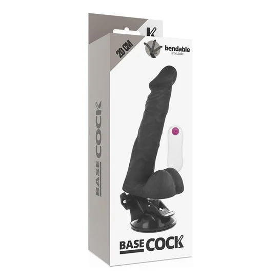 Vibratore Basecock Vibratore articolato con telecomando nero 20cm 1ud