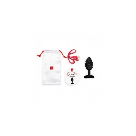G-Vibe Plug Twist con vibrazione nero 1pc