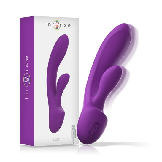 Intense Luigi Vibrador Rabbit Silicona Morado 1ud