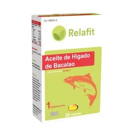 Relafit MS aceite de hígado de bacalao 30cáps