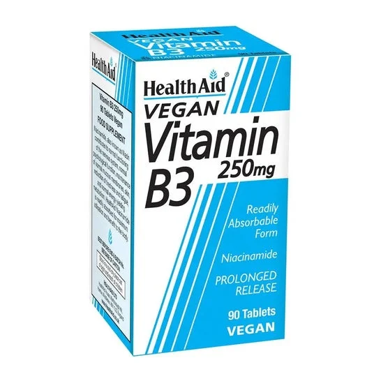 HealthAid Vitamina B3 (Niacinamide) 250mg 90comp