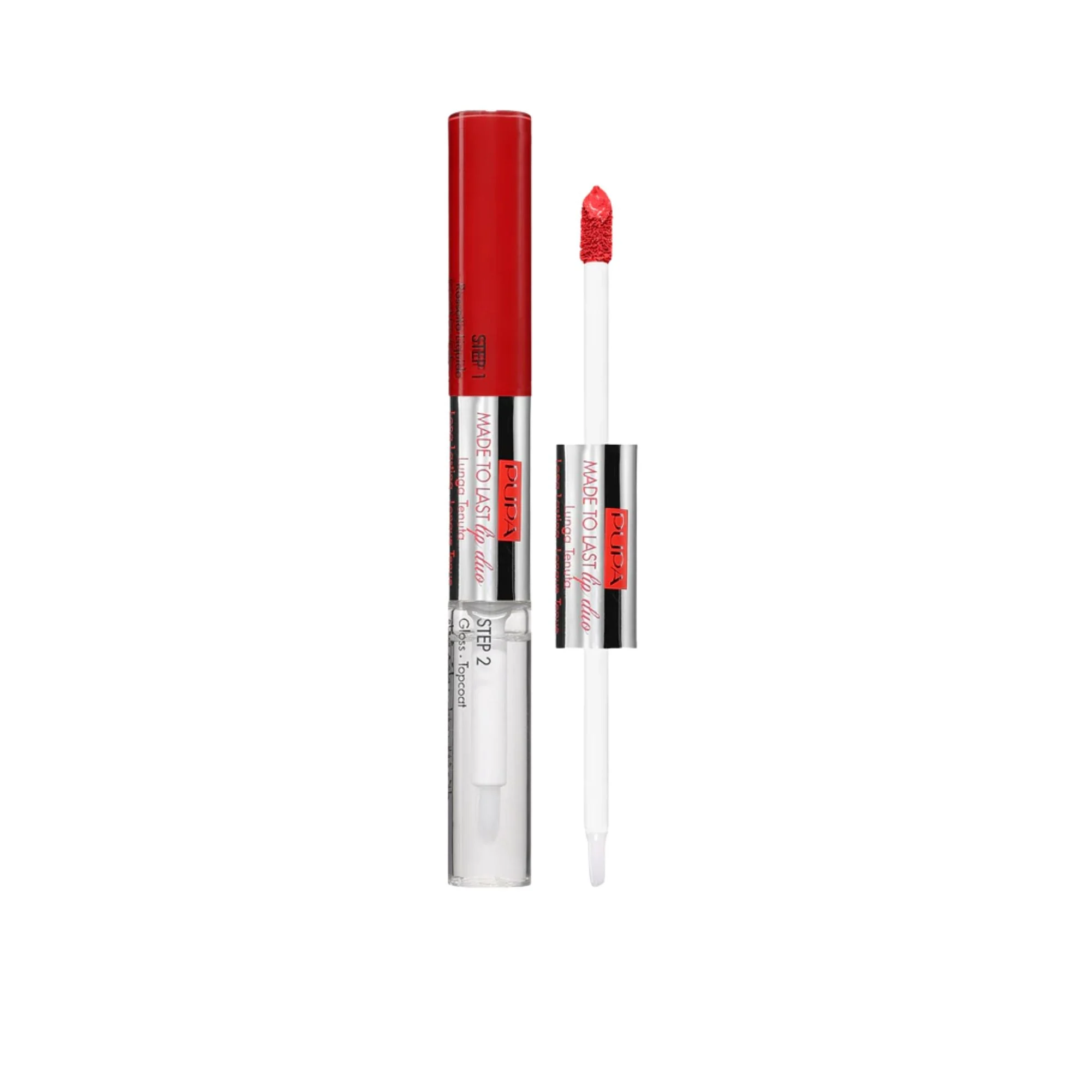 Pupa Long (colore labbra liquido) 2 x 4 ml 007 Coral Sunrise