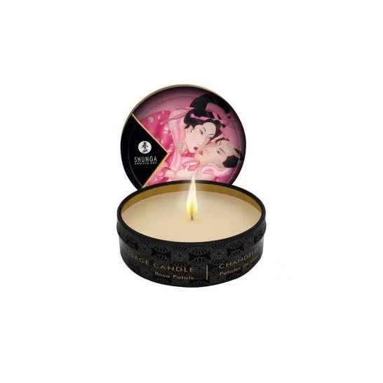 Shunga Mini Candela da Massaggio Afrodisiaco Rosa 1ud