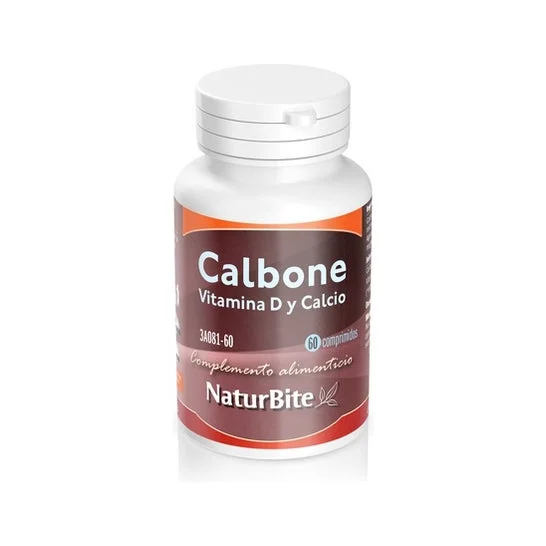 Naturbite Vitamina D e Calcio Calbone 60caps