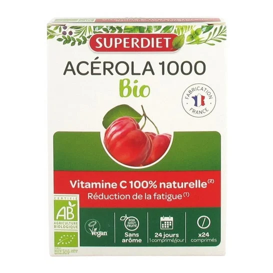 Superdiet Acerola 1000 Bio 24comp