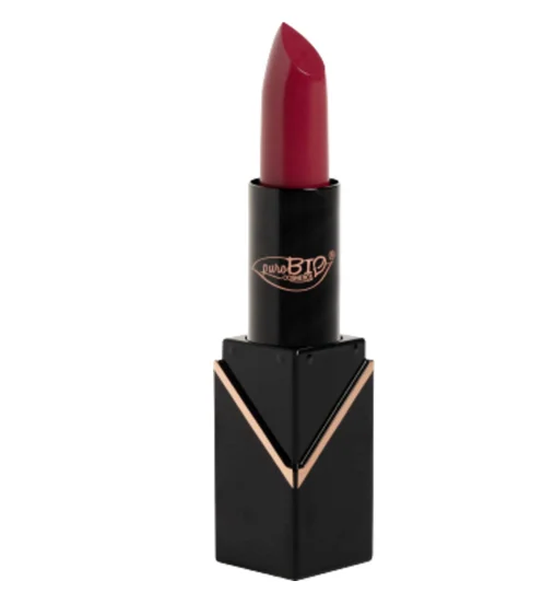 Purobio cosmetics Rossetto Cremoso Opaco, 102 - Fucsia Scuro (4,90 g)