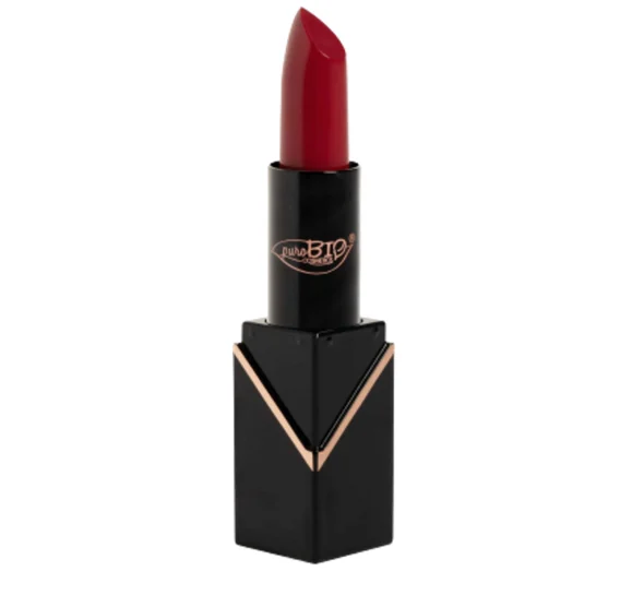 Purobio cosmetics Rossetto Cremoso Opaco, 103 - Rosso Fragola (4,90 g)
