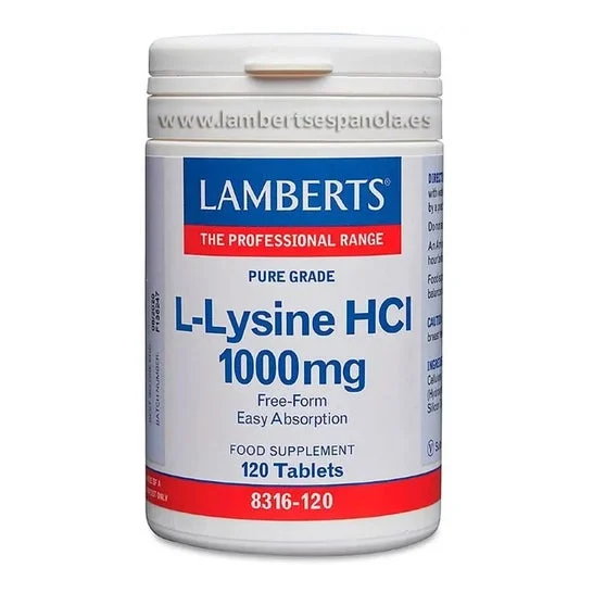 Lamberts L-Lisina HCL 1000mg 120comp