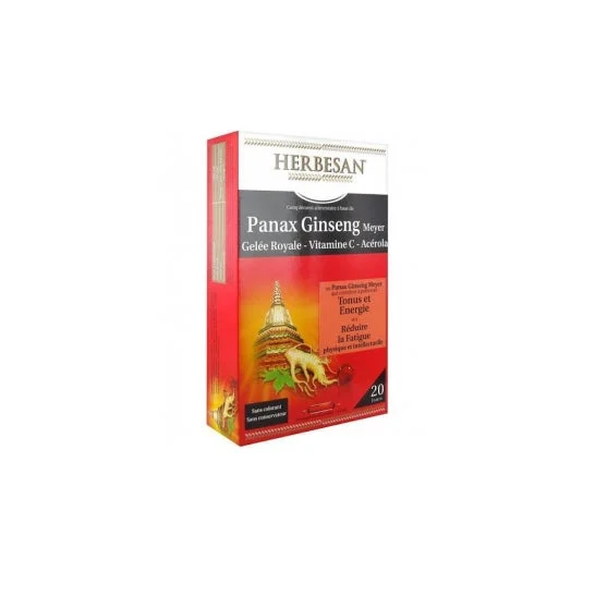 Gelatina Reale di Ginseng alle erbe 20 fiale da 15ml