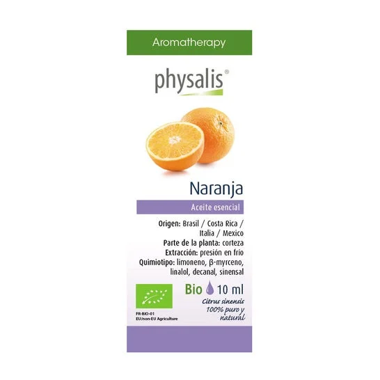 Olio essenziale di arancia Physalis Bio 10ml