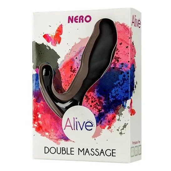Alive Nero Doble Masajeador Anal & Prostático 1ud