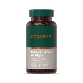Aceite De Algas Omega Omega 3 Bonusan 60 Cápsulas
