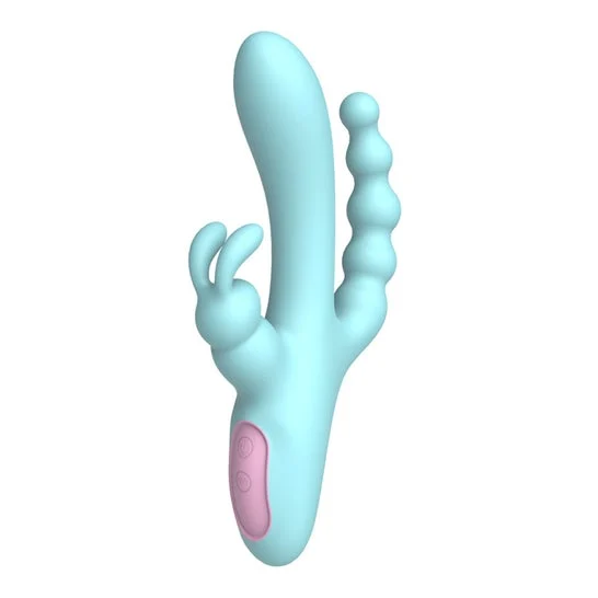 Diversual Jacky Rabbit Vibrador Triple Azul Claro 1ud