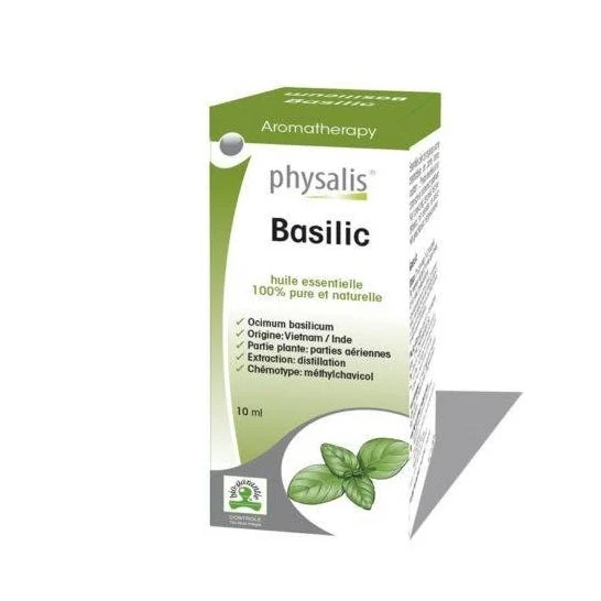 Olio essenziale di basilico di Physalis Bio 10ml