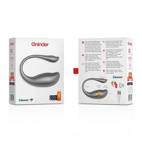 Oninder Uovo Vibrante Nero Free App 1 Unità