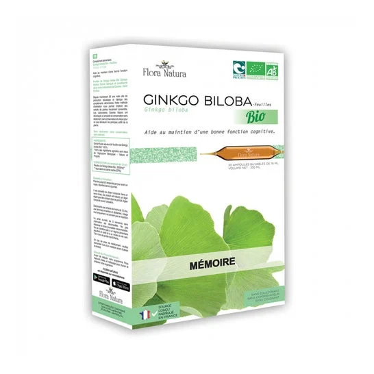 Flora Natura Ginkgo Biloba Bio 20x15ml