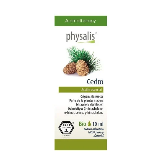 Olio essenziale di legno di cedro di Physalis Bio 10ml