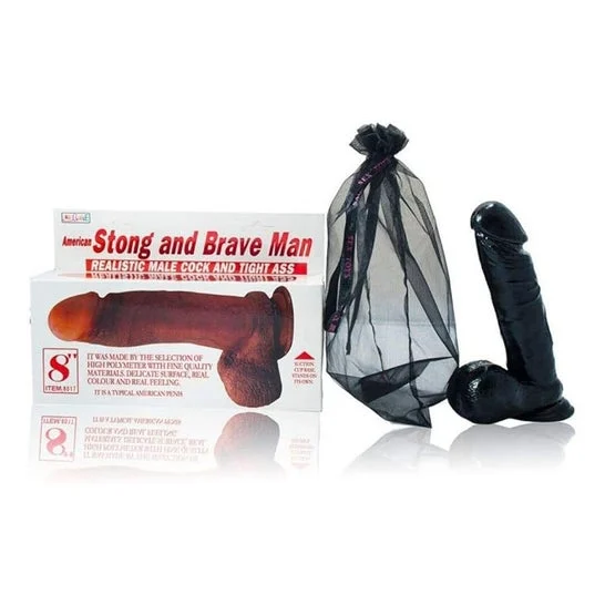 Danza uomo coraggioso Dildo naturale 19cm 1pc