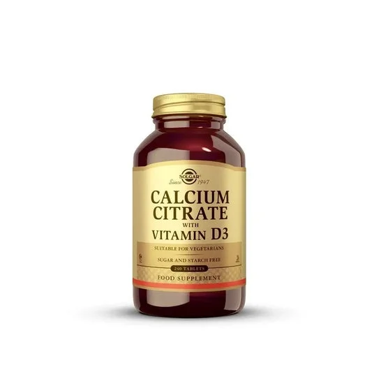 Solgar Citrato di Calcio con Vitamina D3 240 tavolette