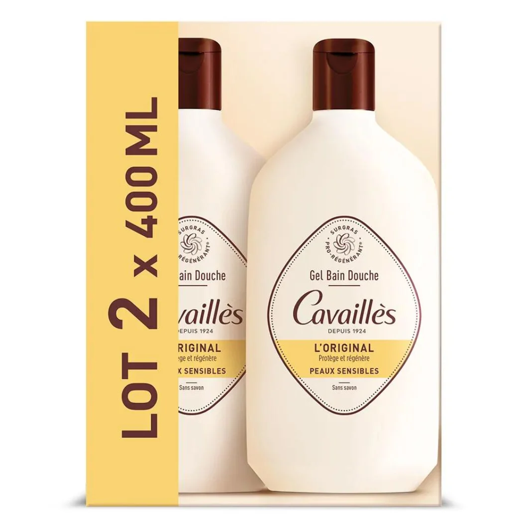 Rogé Cavaillès Gel Detergente Bagnodoccia L'Original 2x400ml Pelle sensibile