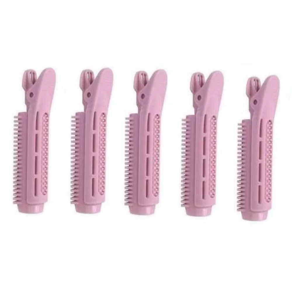 Deni Carte - clip, clip per il sollevamento dei capelli, 5 pezzi, colori a scelta Rosa