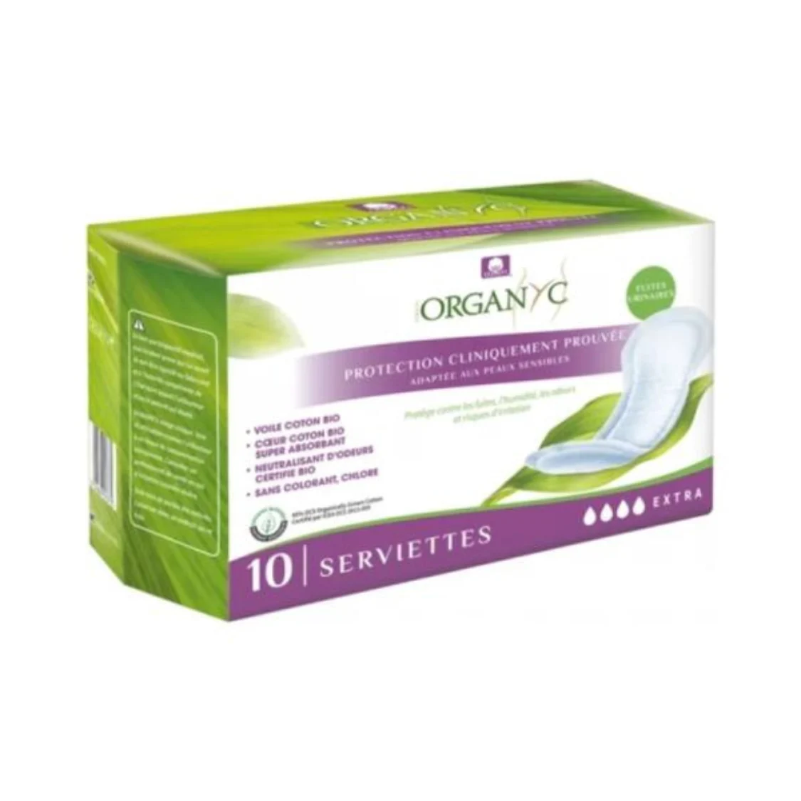 Organyc Assorbenti Extra per perdite urinarie x10
