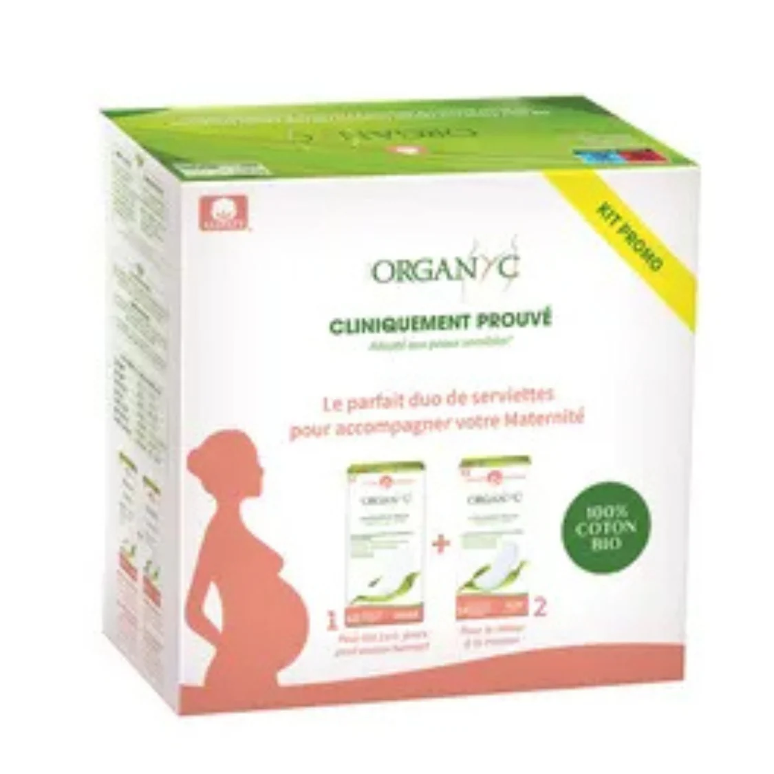 Organyc Assorbenti per Accompagnare la Maternità 100% Cotone Bio