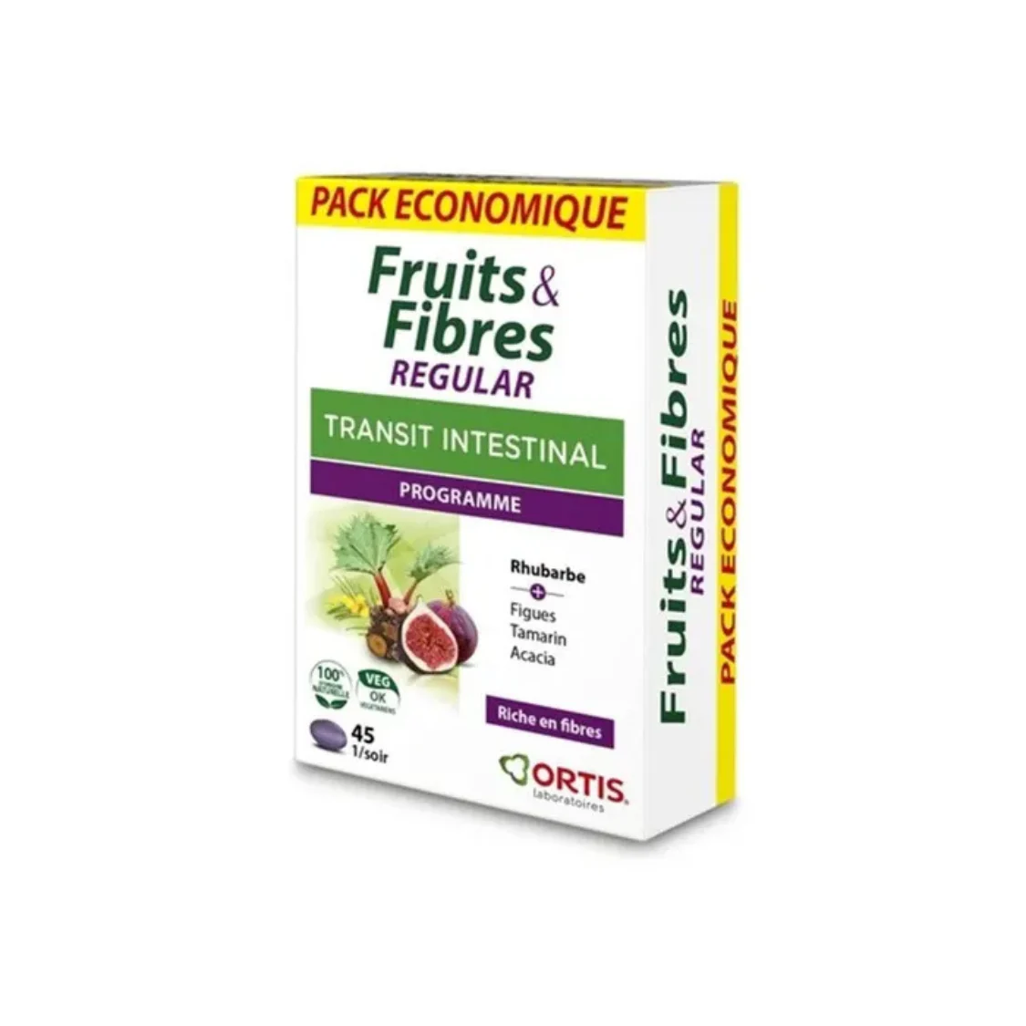 Ortis Frutta & Fibra Regolare Transito Intestinale 45 Cubi
