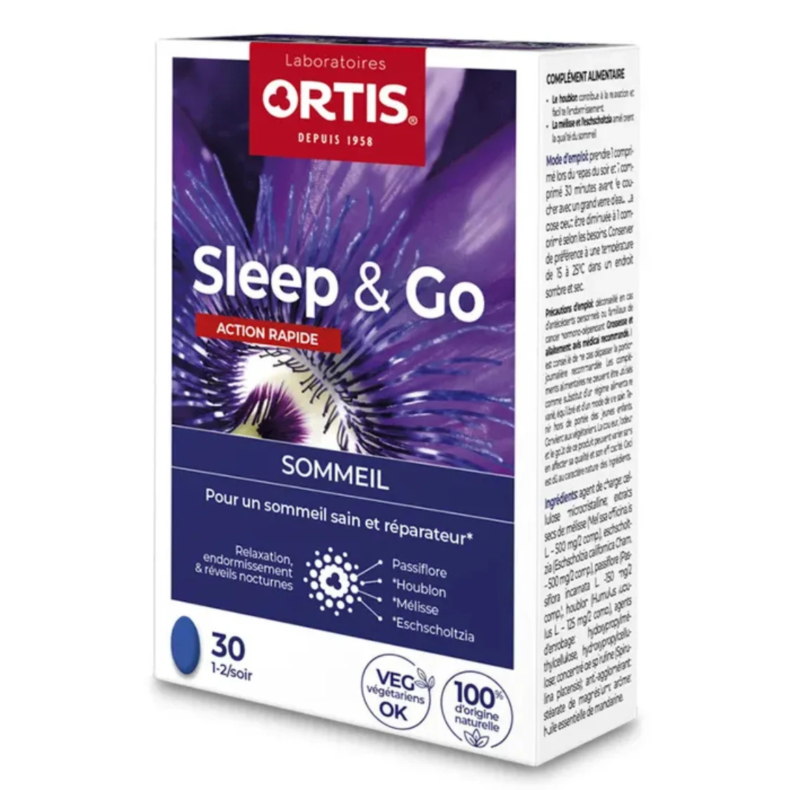 Ortis Sleep&Go 30 compresse