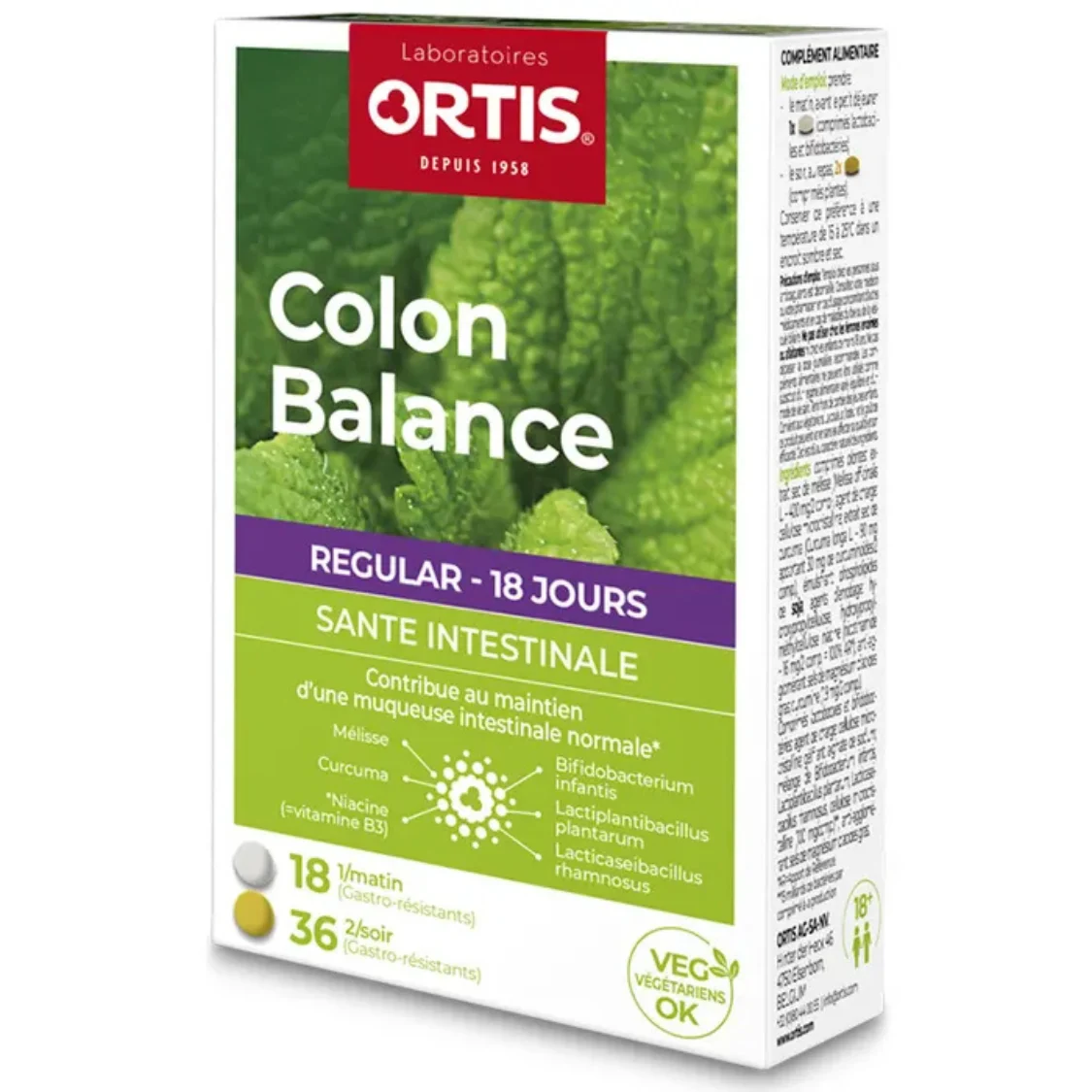 Ortis Colon Balance Regular Gonfiore 54 compresse