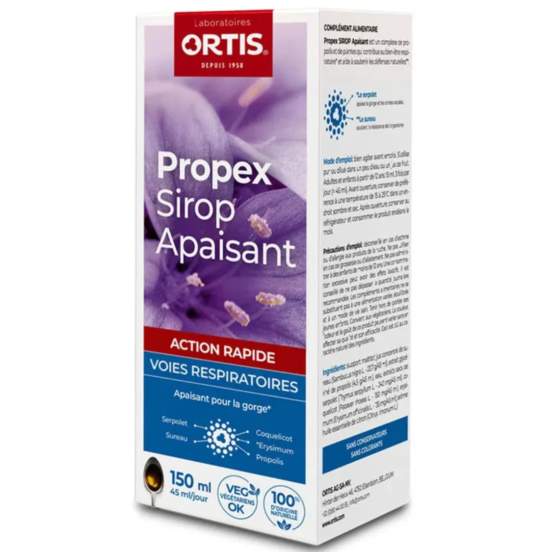 Ortis Propex Sciroppo Lenitivo 150ml