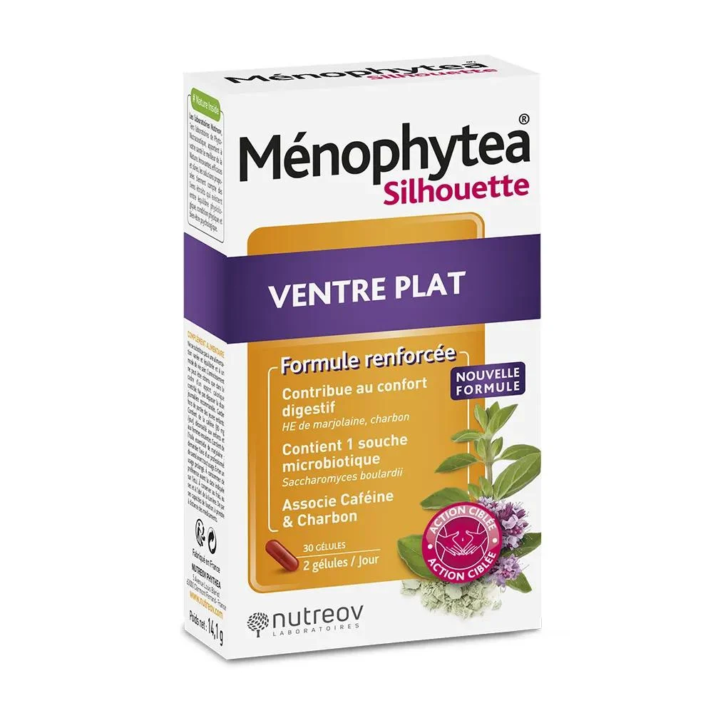 Menophytea Menophytea silhouette Pancia Piatta 30 capsule