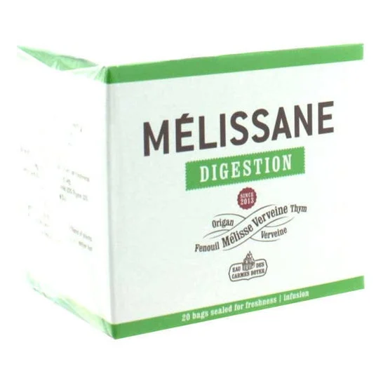 Eau Des Carmes Boyer Melissane Digestion 20 Sachets