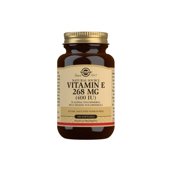 Solgar Vitamina E 400UI 268mg 100 softgels