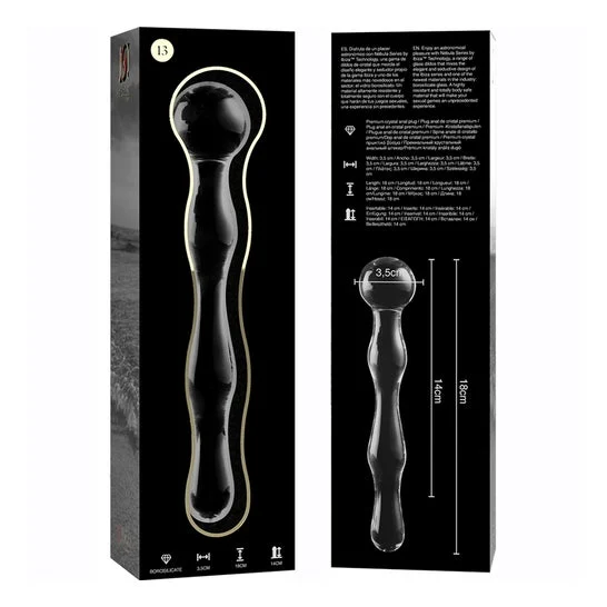 Ibiza Nebula Modelo 13 Dildo Cristal 18x3,5cm 1ud