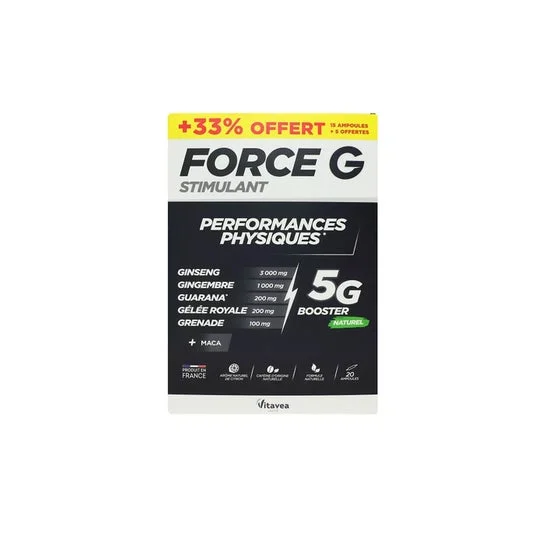 Vitavea Force G Estimulante Natural 20 Ampollas