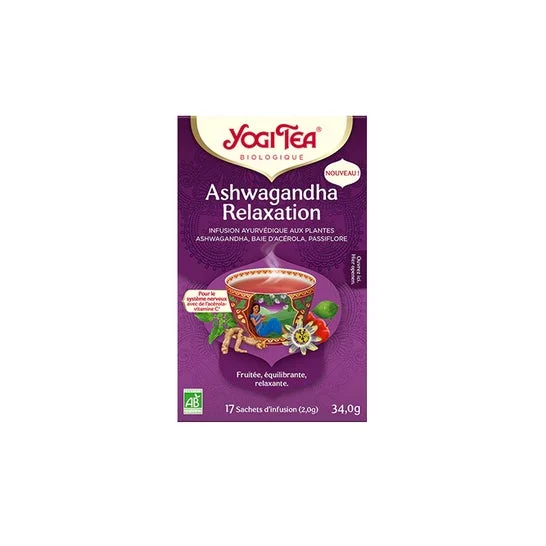 Yogi Tea Ashwagandha Relajación 17 Sobres