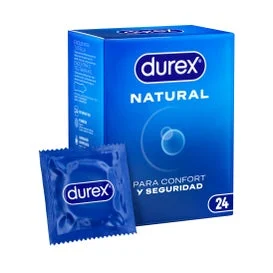 Preservativi Durex™ Natural Plus Facili da Nuovi Preservativi 24 pz