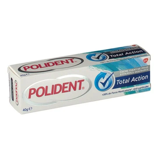 Polido totale azione azione fissa crema dentale dispositivo fisso fisso Fixative azione 40 G Tube