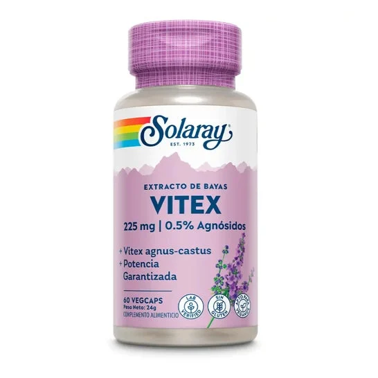 Solaray Vitex 225mg 60 Caps Vitex 225mg 60 Caps